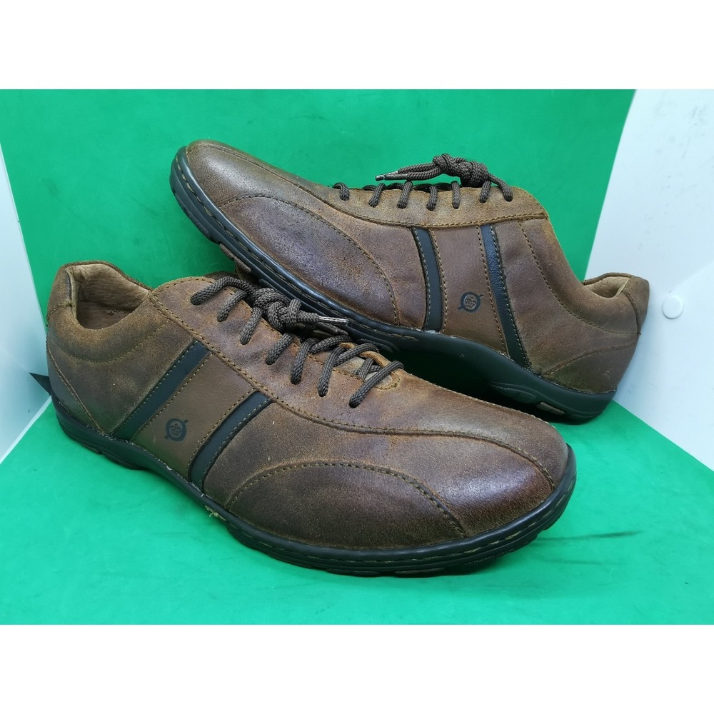 VTG Born Men's Brown Leather Oxford Lace Up Oxford Comfort Shoes Size 13 Casual